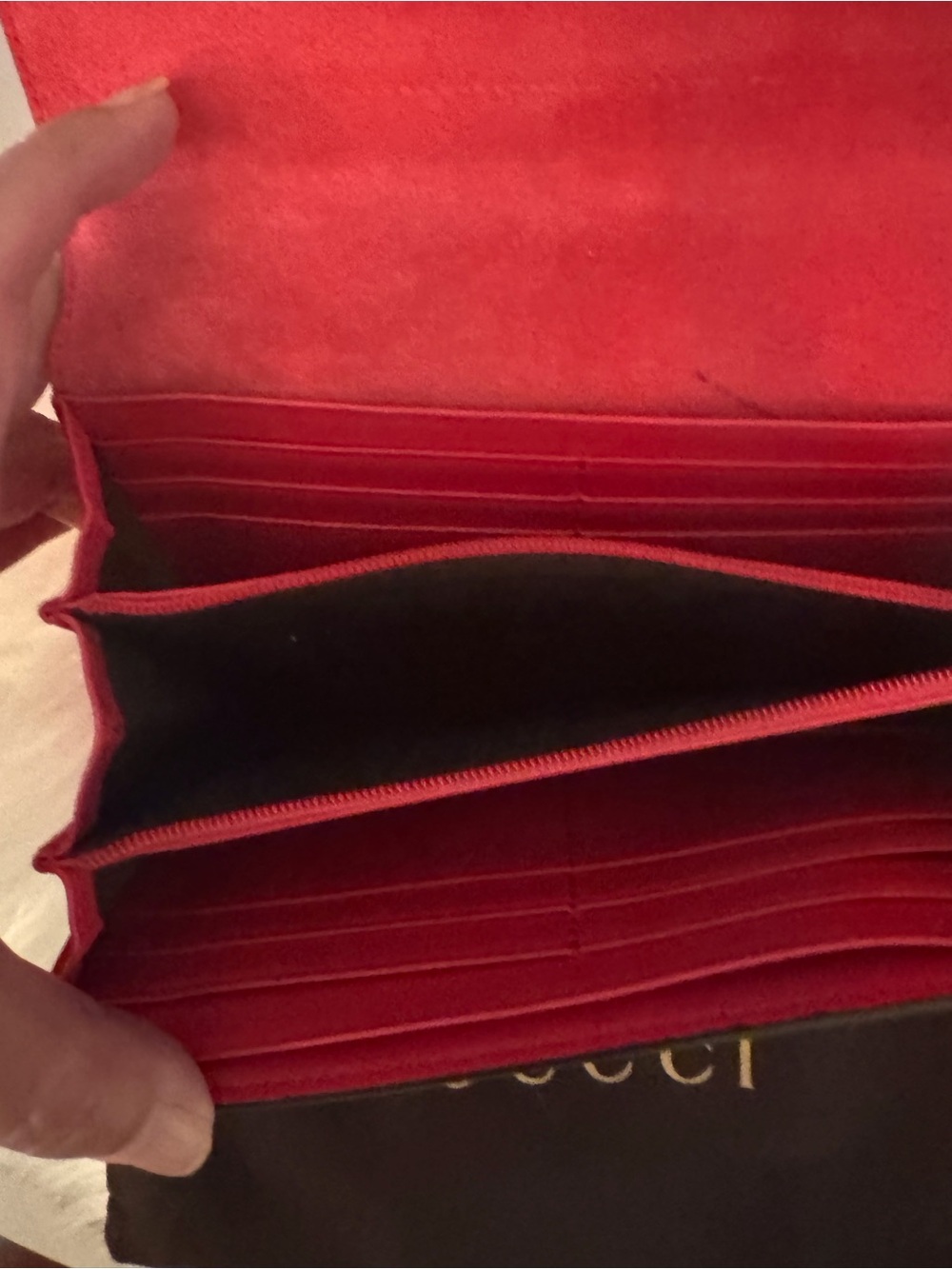 Gucci Red Patent Leather Horsebit Continental Wallet - Picture 8 of 15